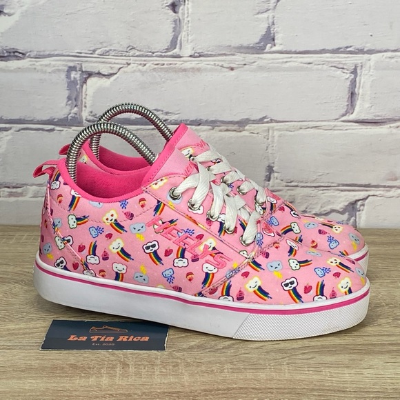 Heelys Shoes Heelys Pro 2 Prints Pink Rainbow Skate Shoes Poshmark